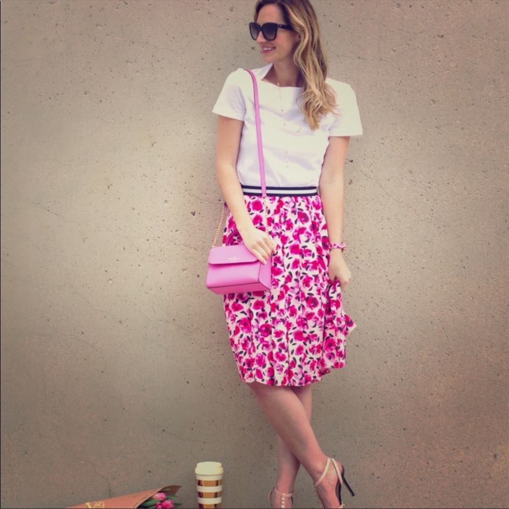Kate Spade Rose Skirt Size 00